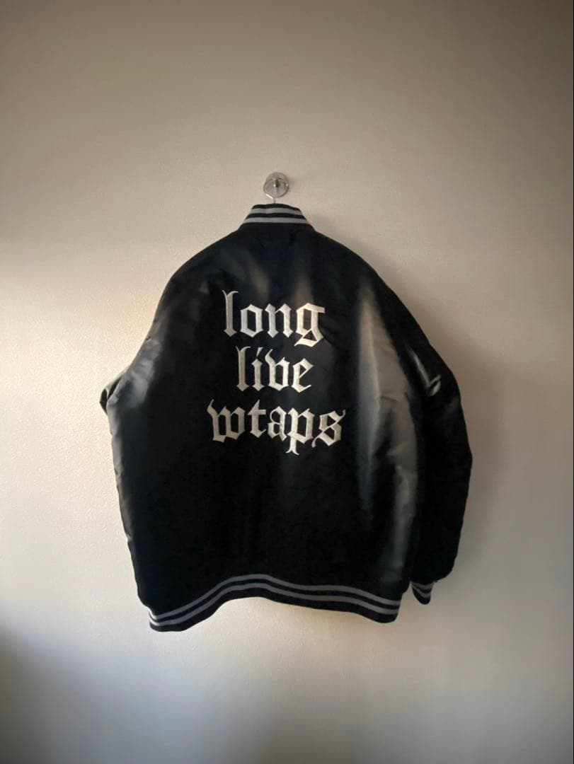 L WTAPS BENCH JACKET NYLON SATIN NAVY - メルカリ