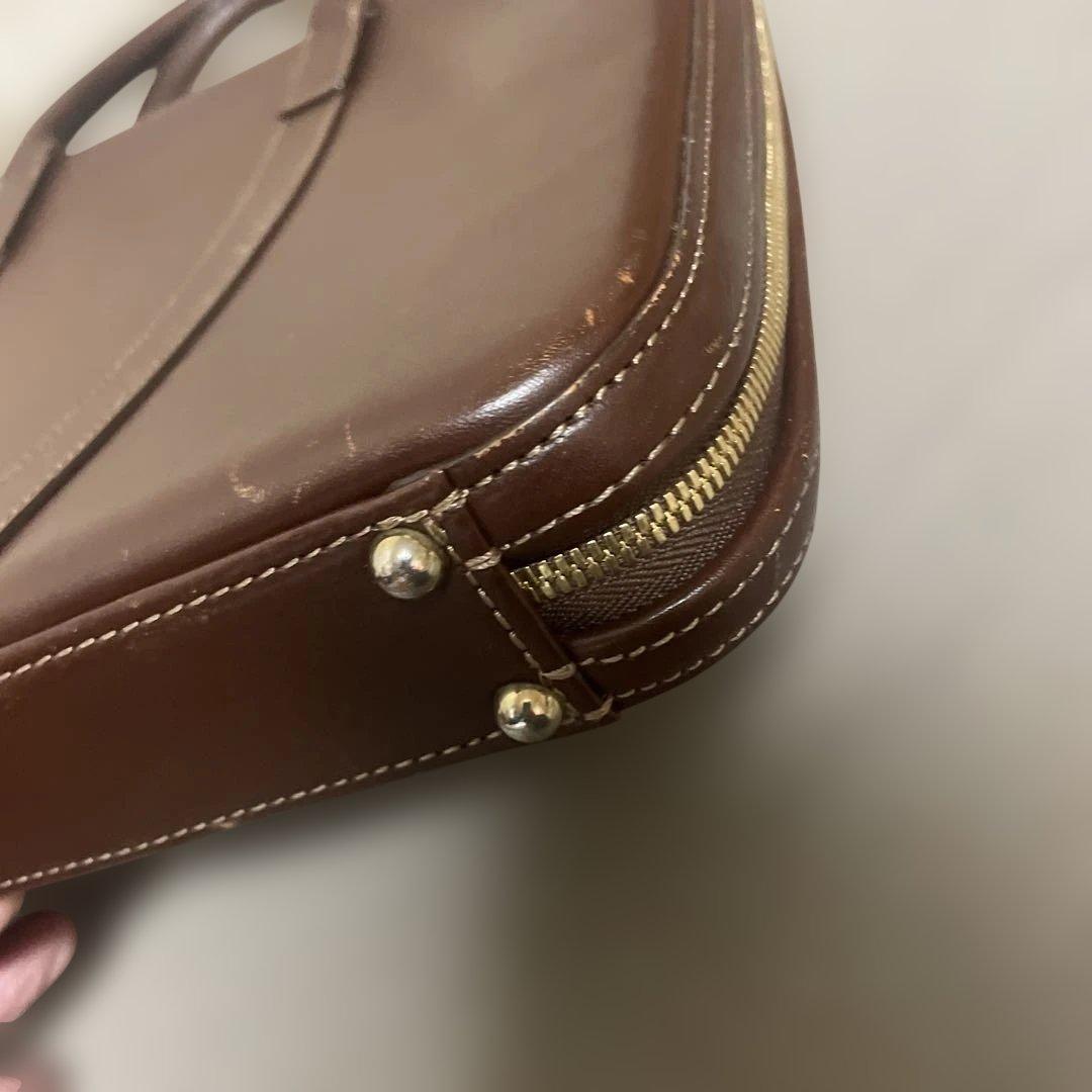 美品】土屋鞄 コンフィオCONFFIO オイルヌメ ビジネスバッグ ブラウン