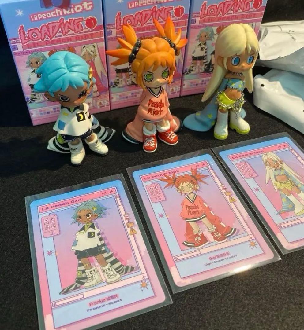 Lil Peach Riot フィギュア 3個セット - メルカリ