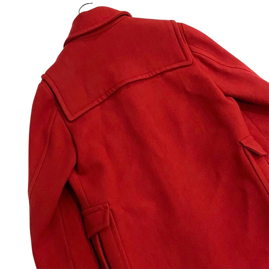 15-16AW☆ミケーレ期☆グッチ ダッフルコート 赤 メンズ 48 イタリア製