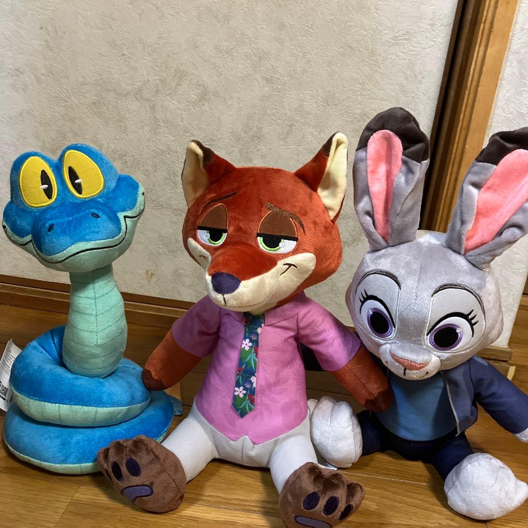 ズートピア2 ぬいぐるみ ニック ジュディ ゲイリー ディズニー L
