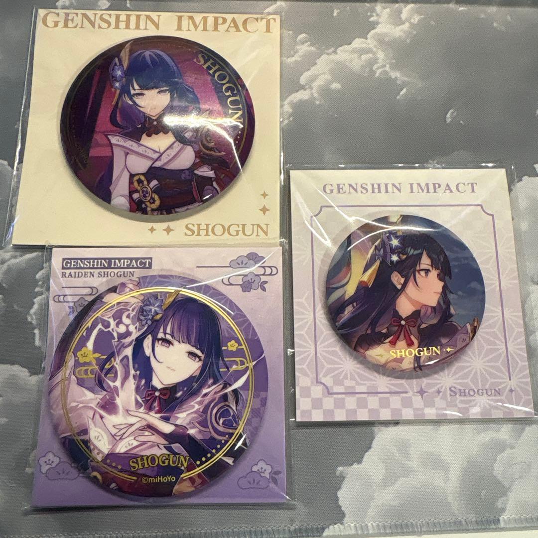 原神 雷電将軍 缶バッジセット - メルカリ