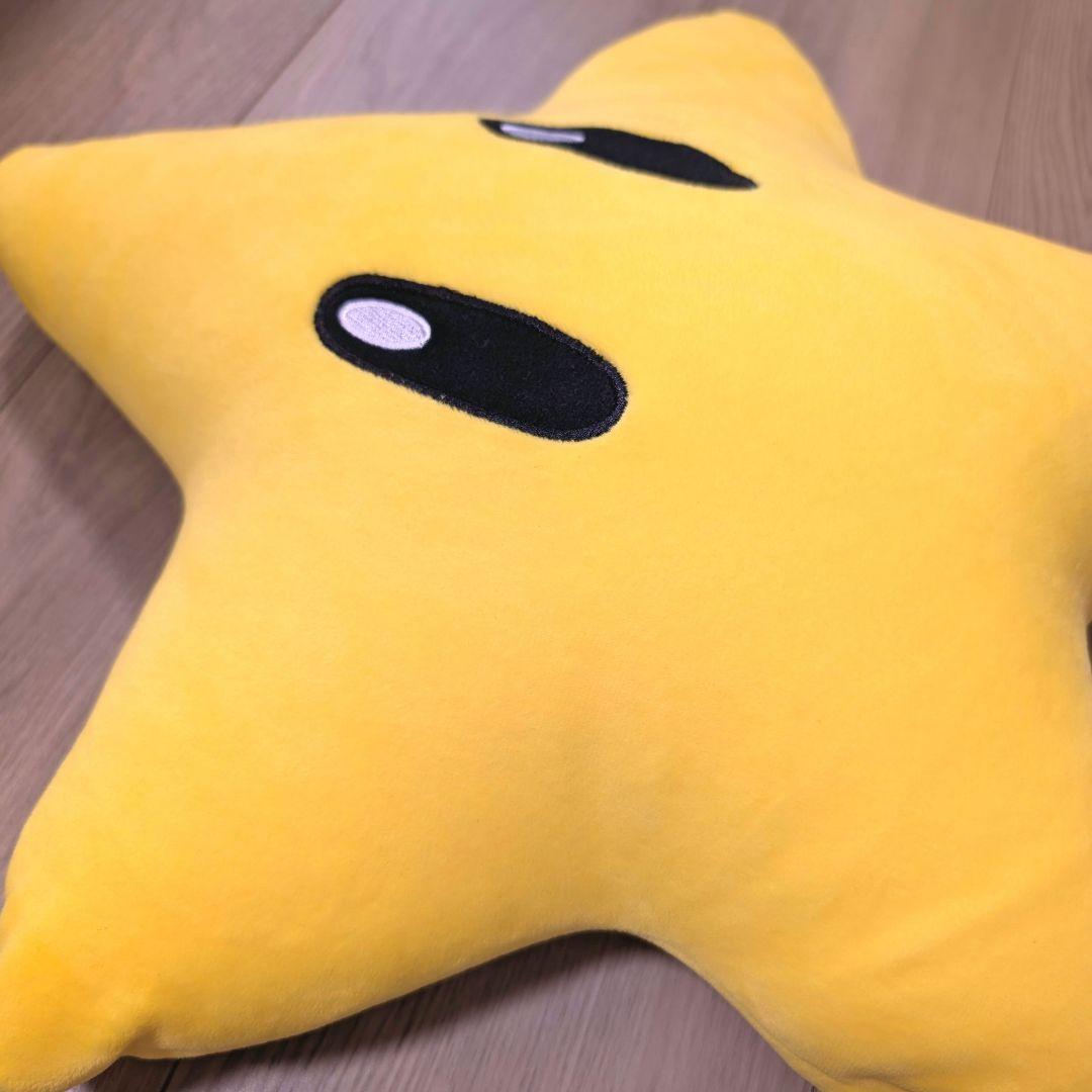 USJ限定 マリオ スター ハテナブロック ビーズクッション ぬいぐるみ
