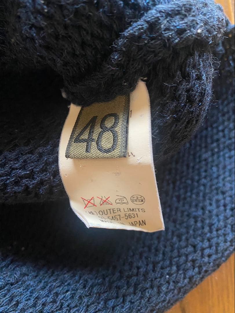Nigel Cabourn 2-way cable knit sweater - メルカリ