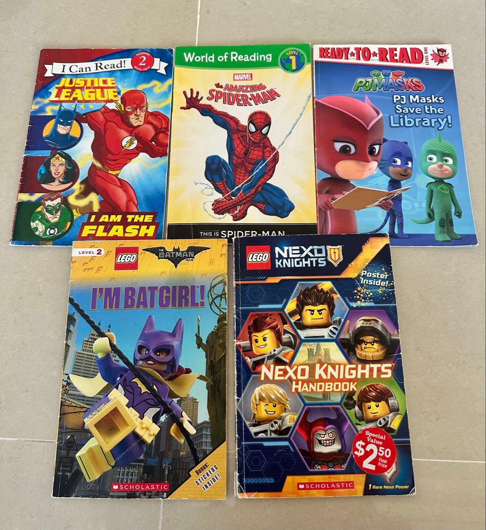 英語絵本5冊 スパイダーマン/LEGO/フラッシュ I Can Read - メルカリ