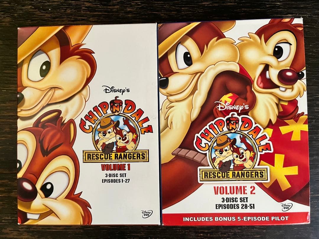 チップとデール　レスキューレンジャー　dvd２本 チップとデールの大作戦 レスキュー・レンジャーズ』メイキング映像