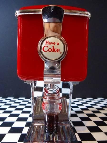 コカコーラ アメリカンダイナー ドリンクディスペンサー コインバンク