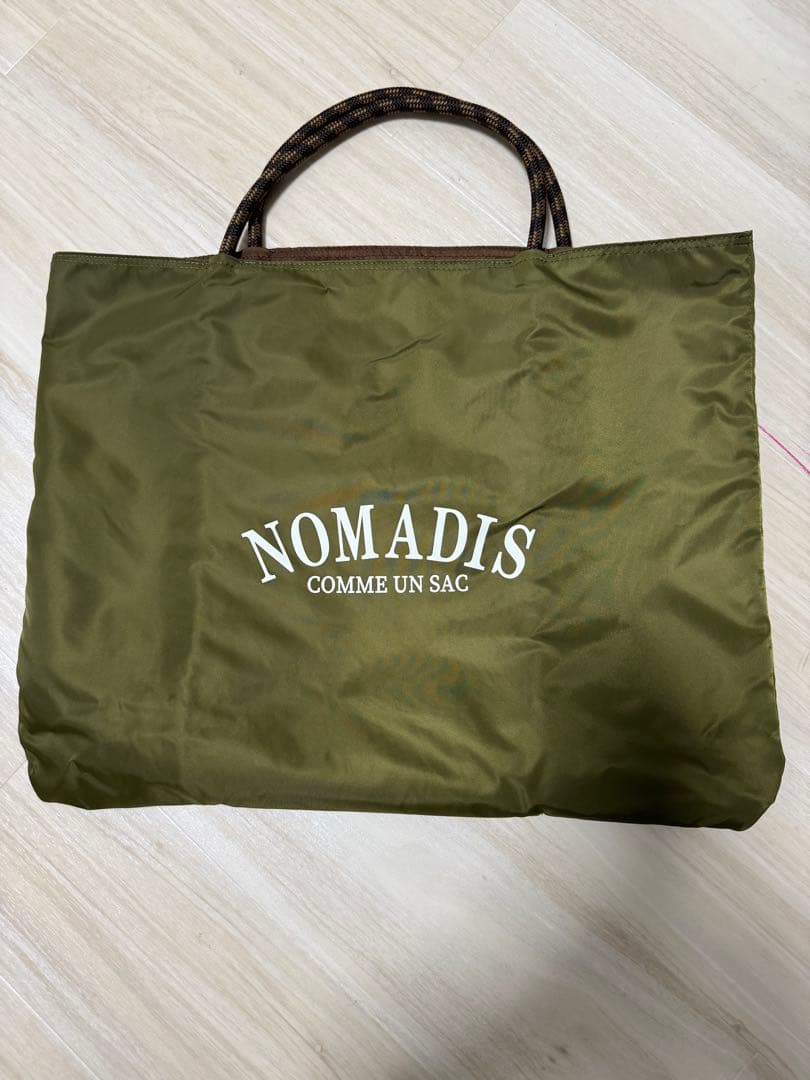 【NOMADIS 】トートバッグオリーブグリーン NOMADIS（ノマディス） トートバッグ 「NOMADIS」SAC2 トートバッグ