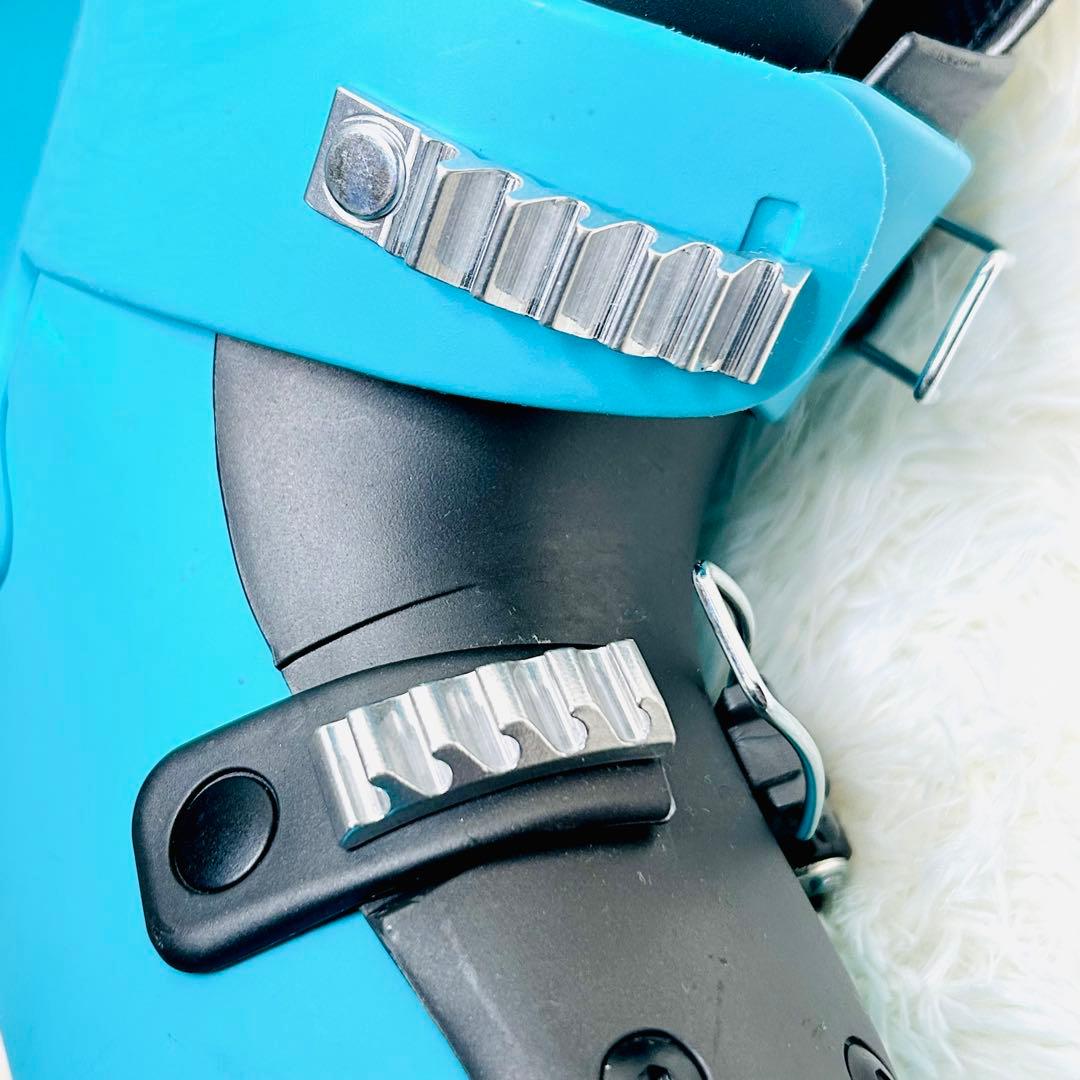 【美品】HEAD J2 ジュニアスキーブーツ 20cm〜20.5cm 水色