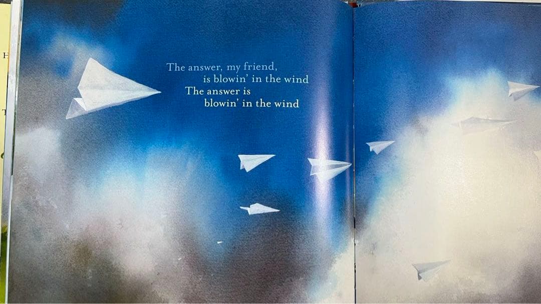 ボブ・ディラン Blowin' in the Wind (￼絵本& CD) - メルカリ