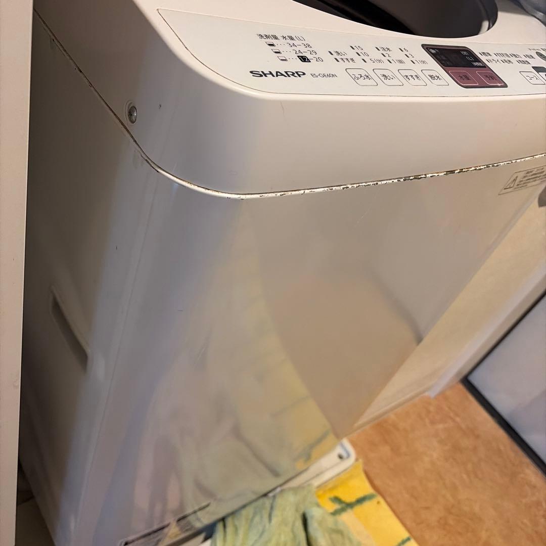 SHARP ES-GE60N 6.0kg 洗濯機 本体