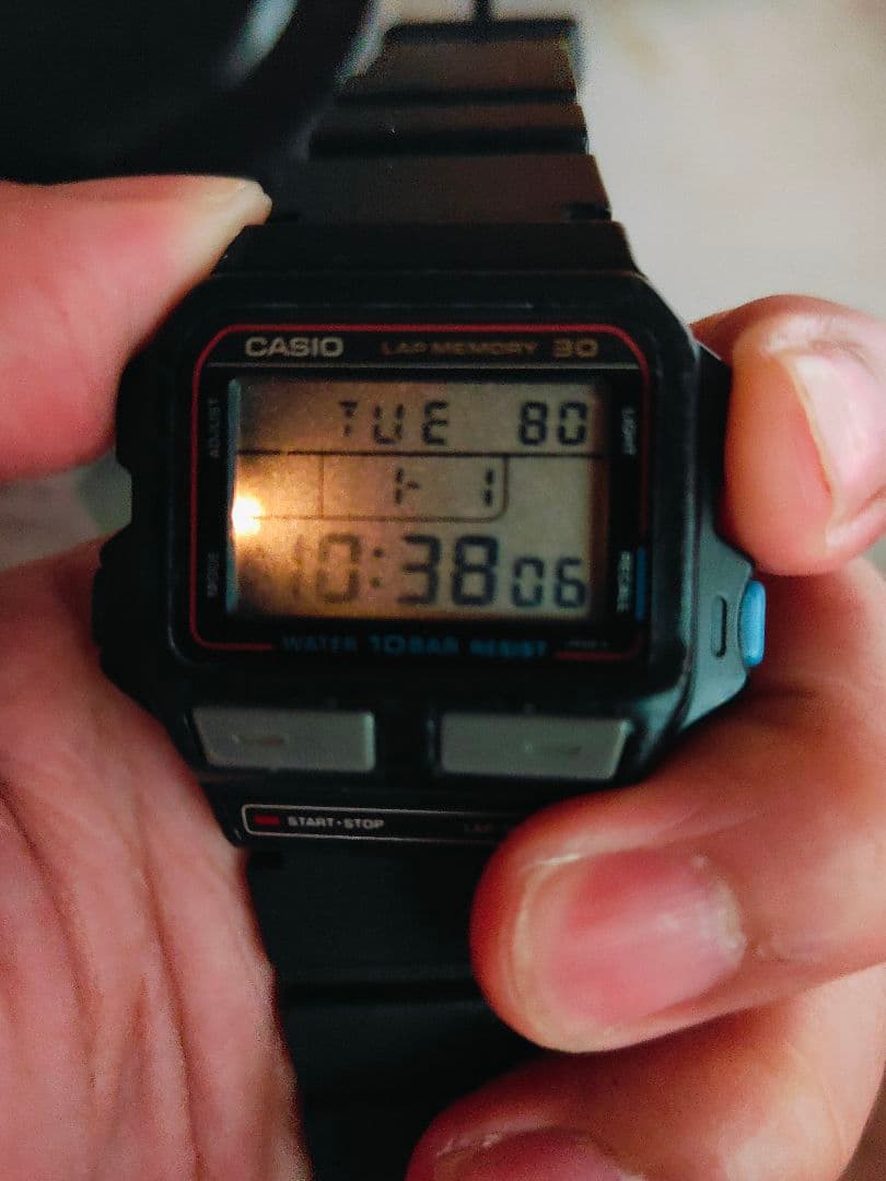 レア VINTAGE 1986's CASIO SDB-500W デジタル時計 | Shop at Mercari
