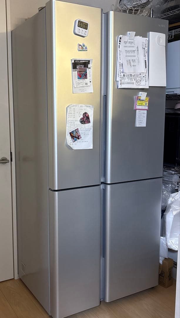 【12/10〜17発送】アクア　冷凍冷蔵庫　AQR-TZ51J アクア、深澤直人氏デザインの薄型冷蔵庫「TZ」2022年モデル | マイ