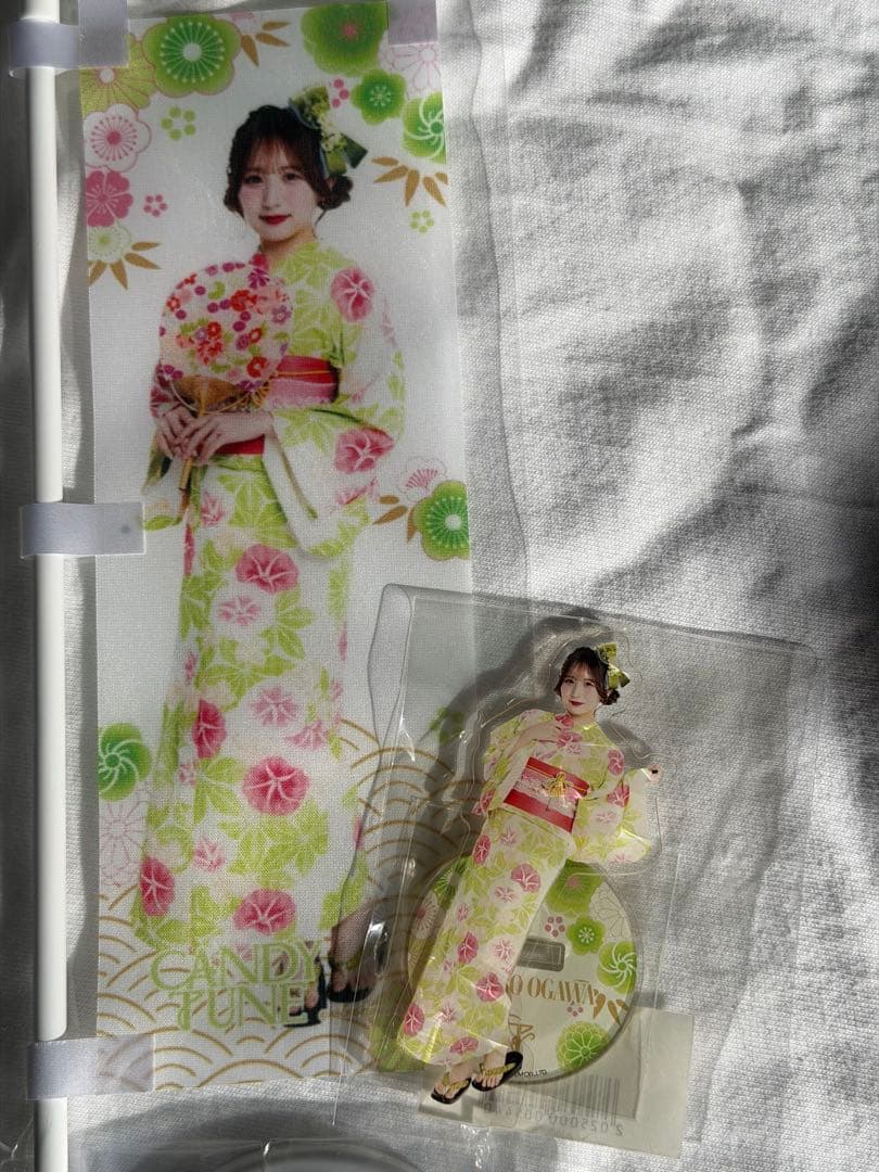 CANDY TUNE 小川奈々子 浴衣すきくじ 特典ミニのぼり＆アクスタセット