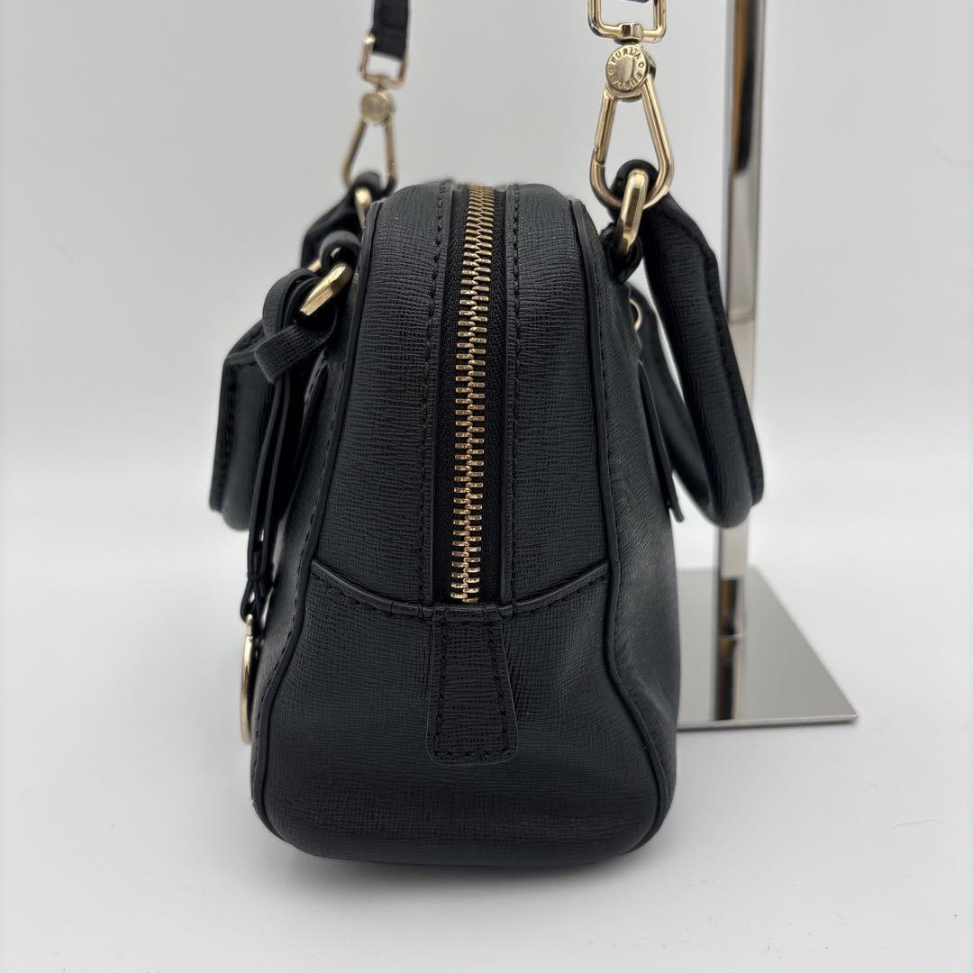 FURLA フルラ 2WAY ショルダーバッグ ハンドバッグ レザー ブラック