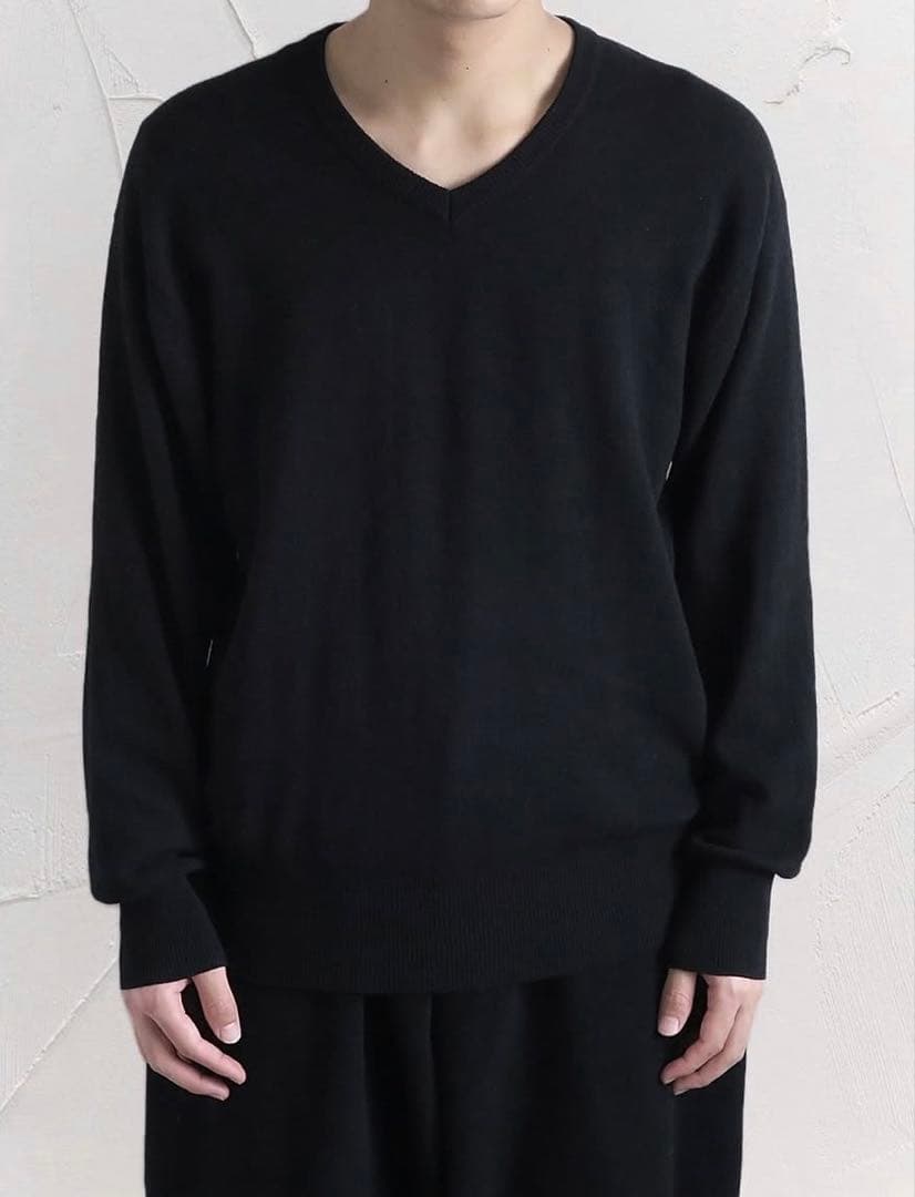 1990s コムデギャルソンオム　ウールVネックニット COMME des GARCONS HOMME - COMME des GARCONS HOMME