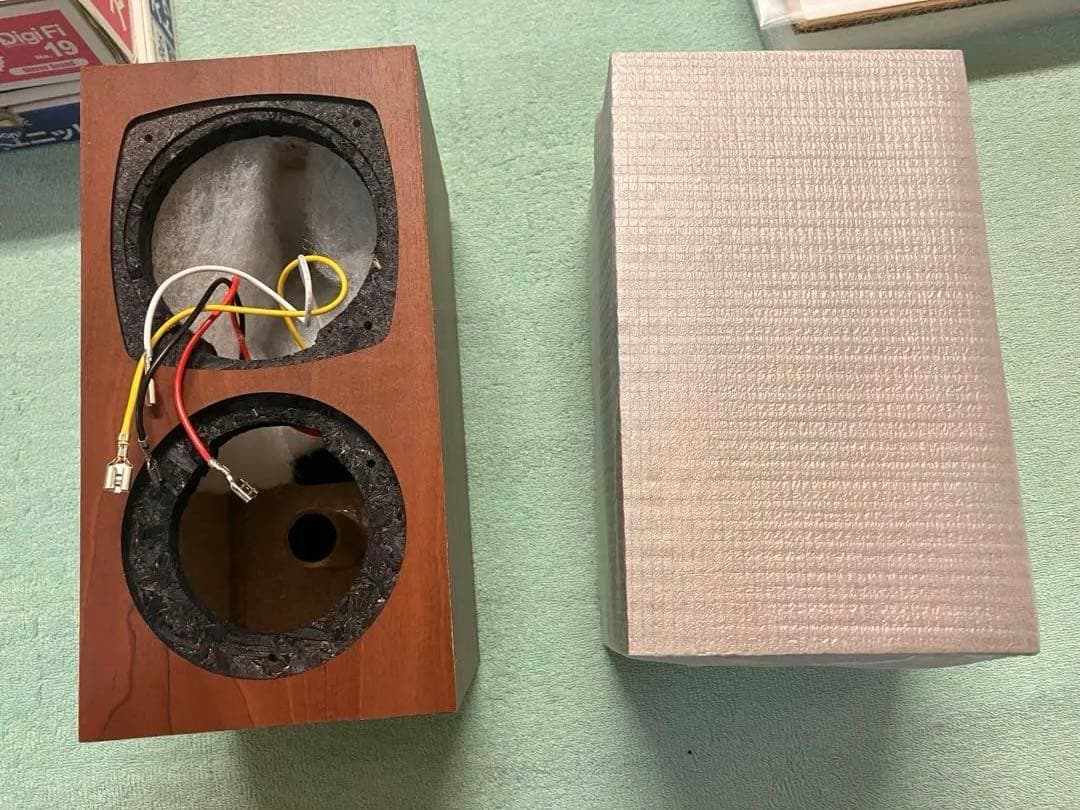 FOSTEX 木製スピーカーボックスP802-E 取扱説明書付き FOSTEX 木製スピーカーボックスP802-E 取扱説明書付き FOSTEX 木製