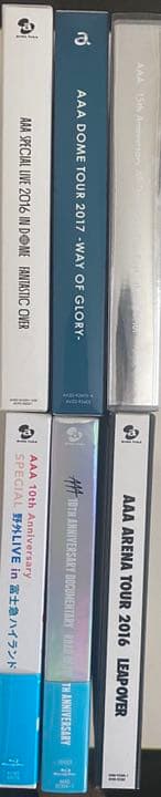 AAA2015年〜2017年LIVEDVD +mvDVD セット