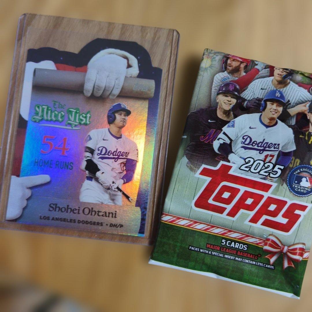 Topps2025 クリスマス限定 大谷翔平カード！ - メルカリ