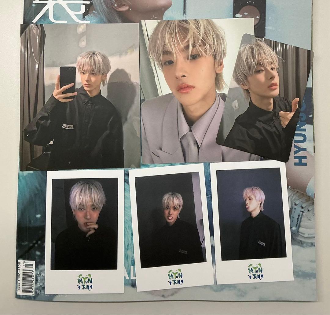 smtr25 中華 雑誌トレカ ヒョンジュン 六枚セット hyunjin - メルカリ