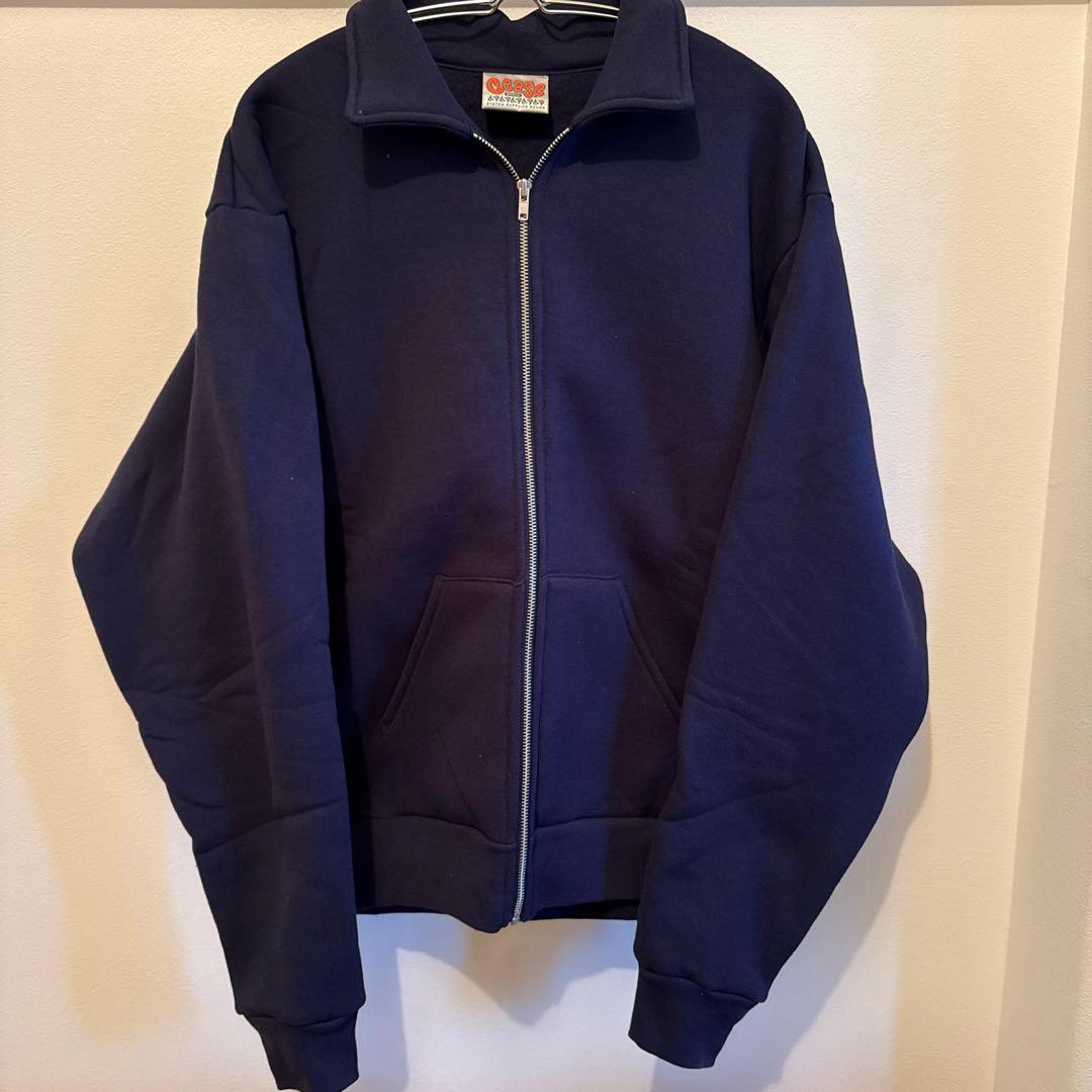新品 CEASE COLLAR ZIP SWEATSHIRT ネイビー Collar Zip Sweatshirt – CEASE