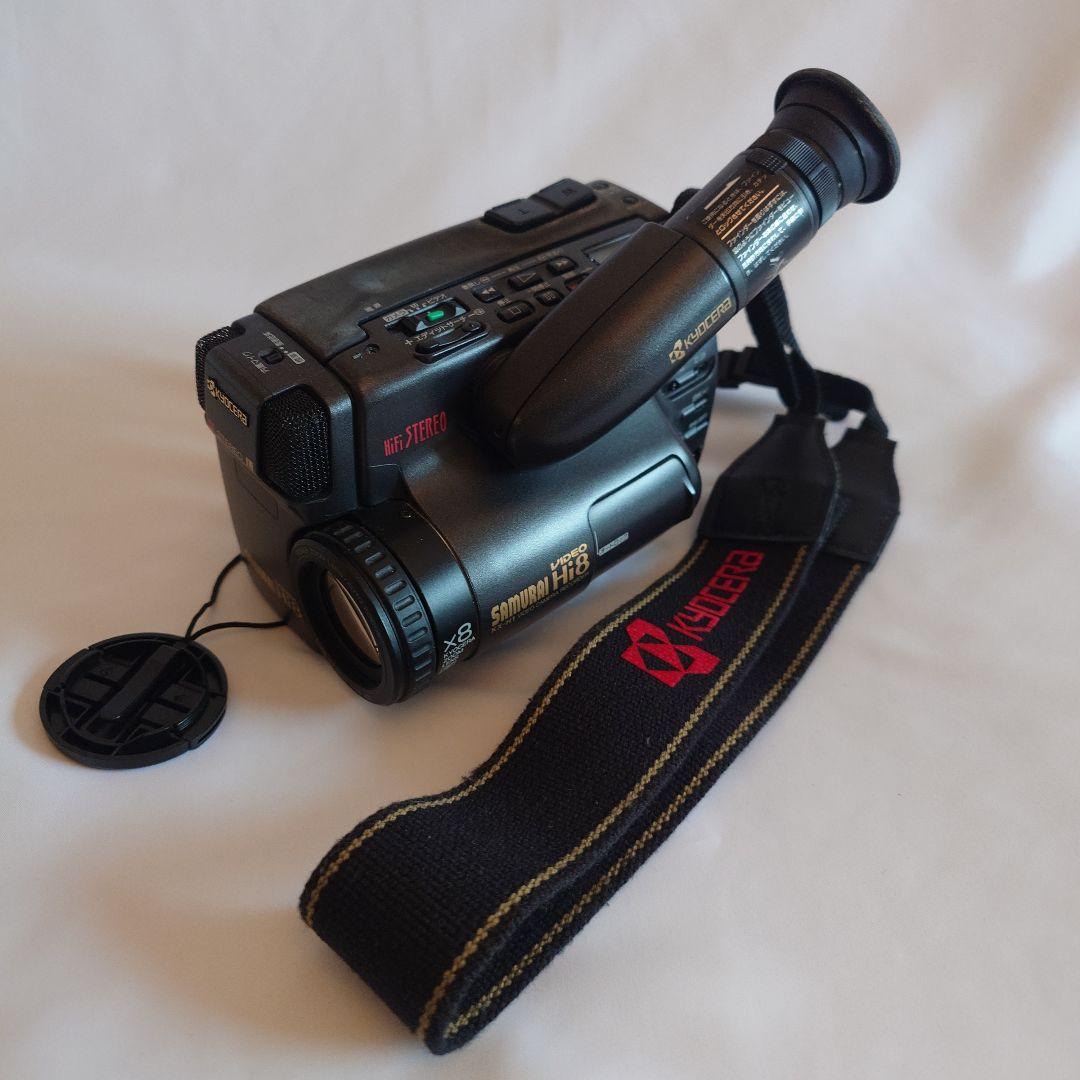 【再お値下げ早い者勝ち¥14,000】京セラHi8ビデオカメラ・ダビングキット