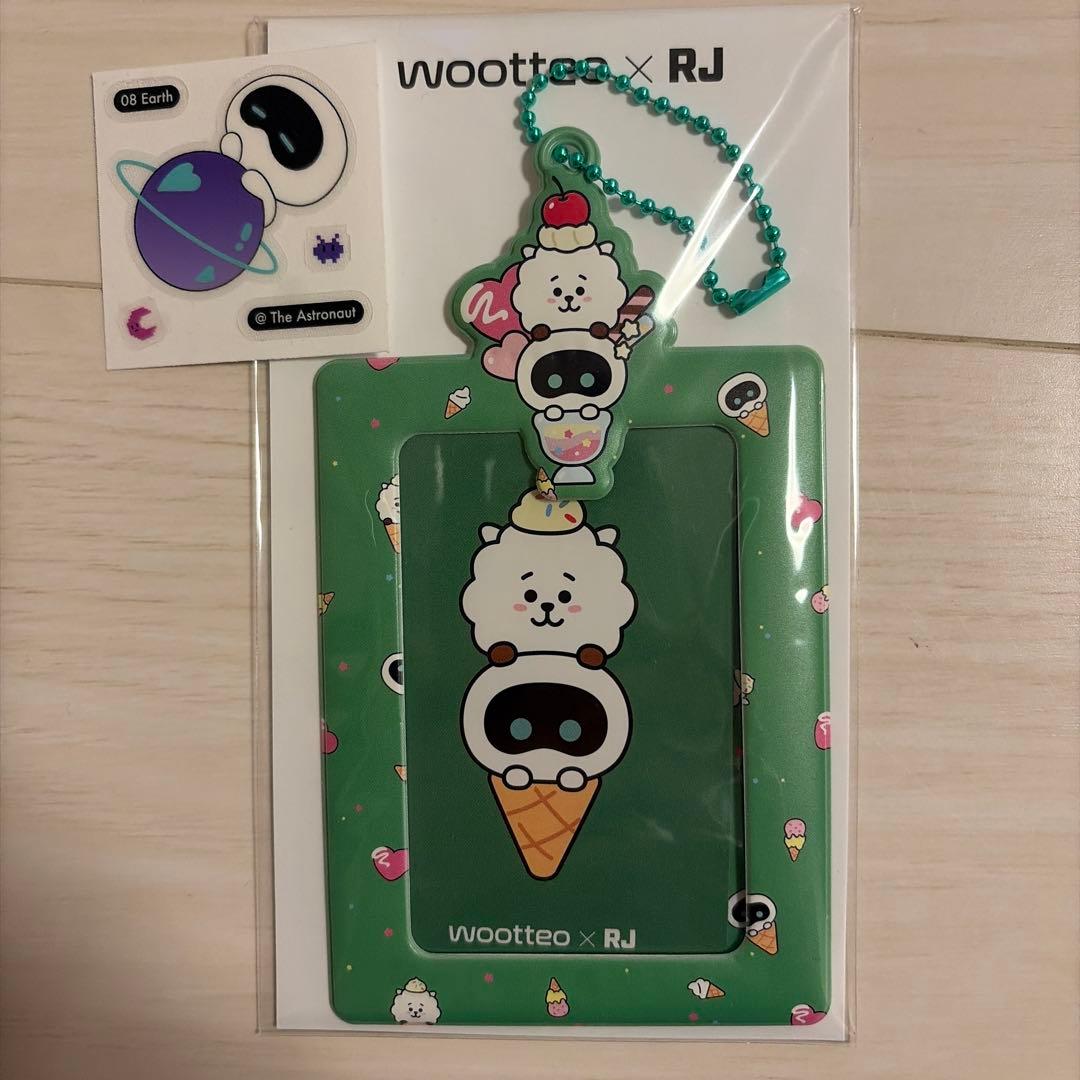 BTS Jin ジン ウット wootteo×RJ パスケース シール1【中古】 - メルカリ