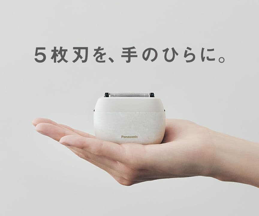 ラムダッシュ パームイン ES-PV6A-W ラムダッシュ パナソニック リニアシェーバー パームイン 5枚刃 ES