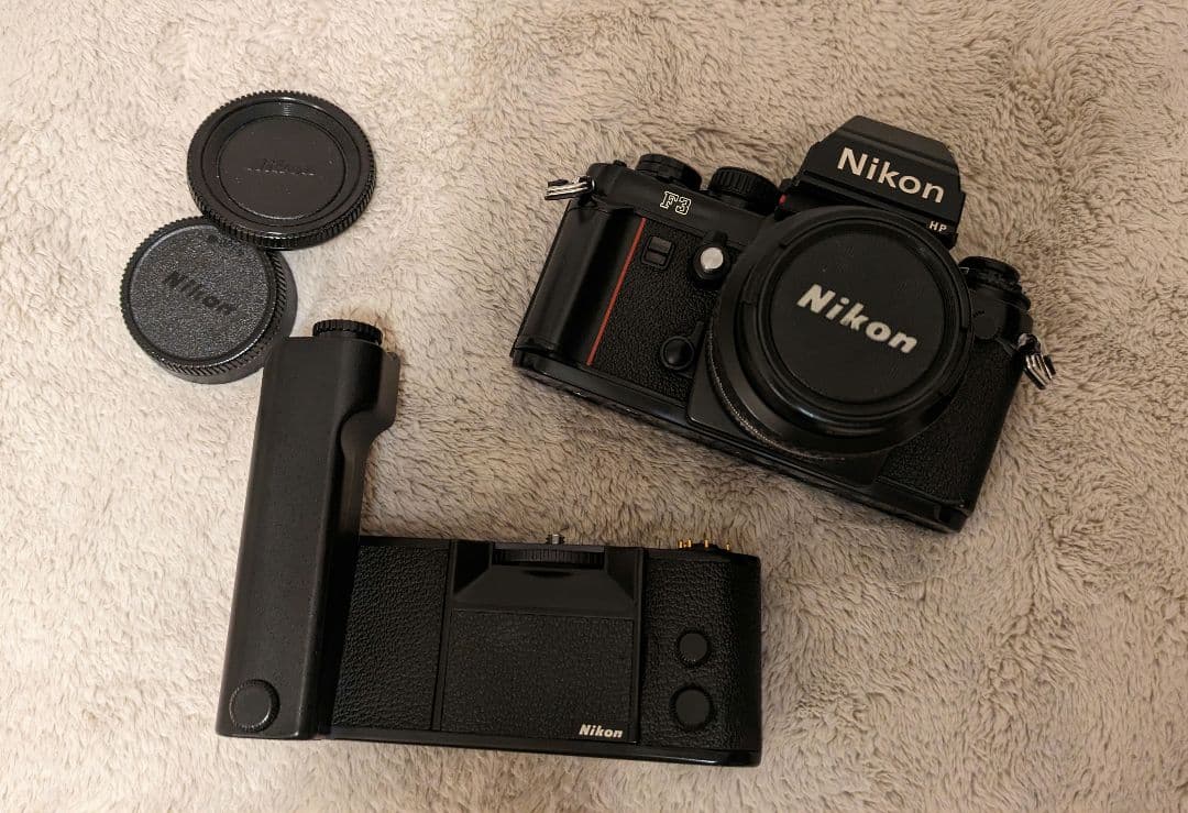 Nikon F3 HP MD-4付属 Nikon F3/T Camera with HP Finder and MD-4 Motor Drive | Blue Moon