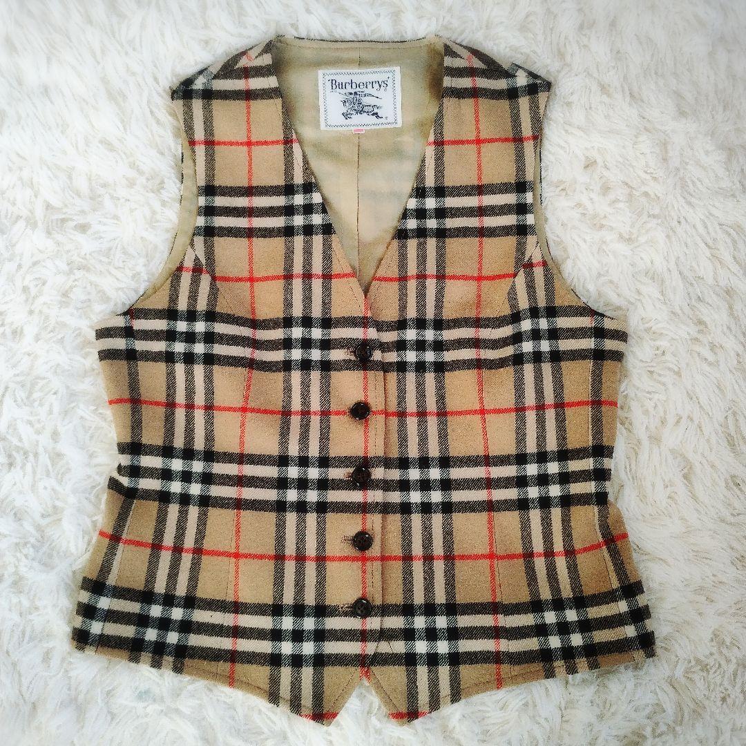 Burberrys バーバリーズ ベスト ノバチェック ウール - メルカリ