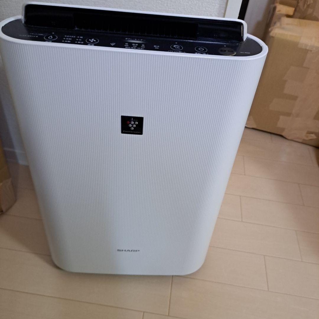 本日のみ価格最安!美品～普通!シャープ　加湿空気清浄機　KC-R50-W Amazon | シャープ 加湿 空気清浄機 KC-R50-W プラズマクラスター 7000