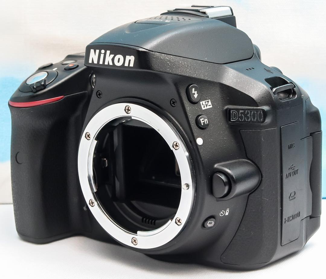 ニコン Nikon D5300⭐️WIFI機能搭載！⭐️一眼レフ⭐️初心者セット
