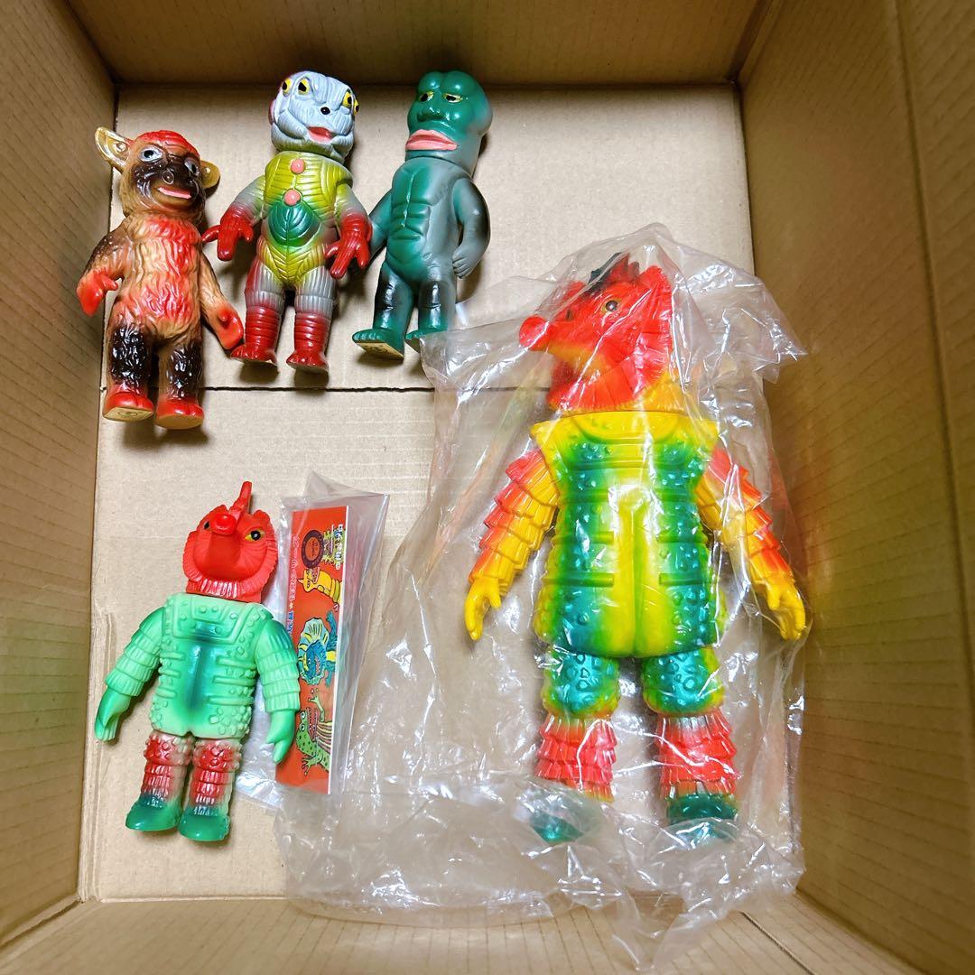 ぶたのはな　ミステラー星人　ブルマァク　ソフビ　フィギュア　M1号 東宝 受付終了（御礼）】ミステラー星人（レトロカラー）/ブルマァク