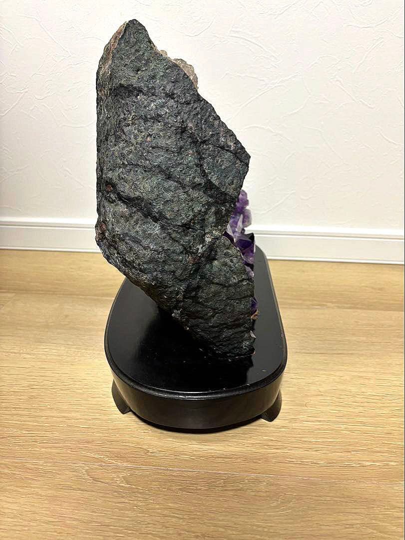アメジストドーム15kg、(木製台座・保証書有り) 30cm × 36cm