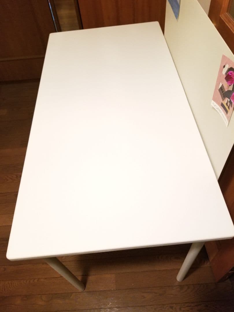 《希少‼️廃盤品》無印良品 マグネットボード付デスク 120×60 　ホワイト