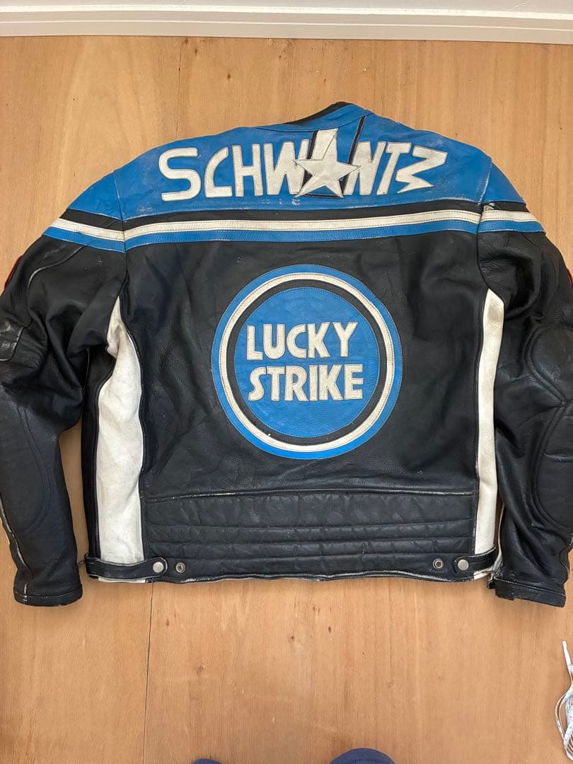 最終値下げ【90s】ヴィンテージ LUCKY STRIKE レザージャケット - メルカリ