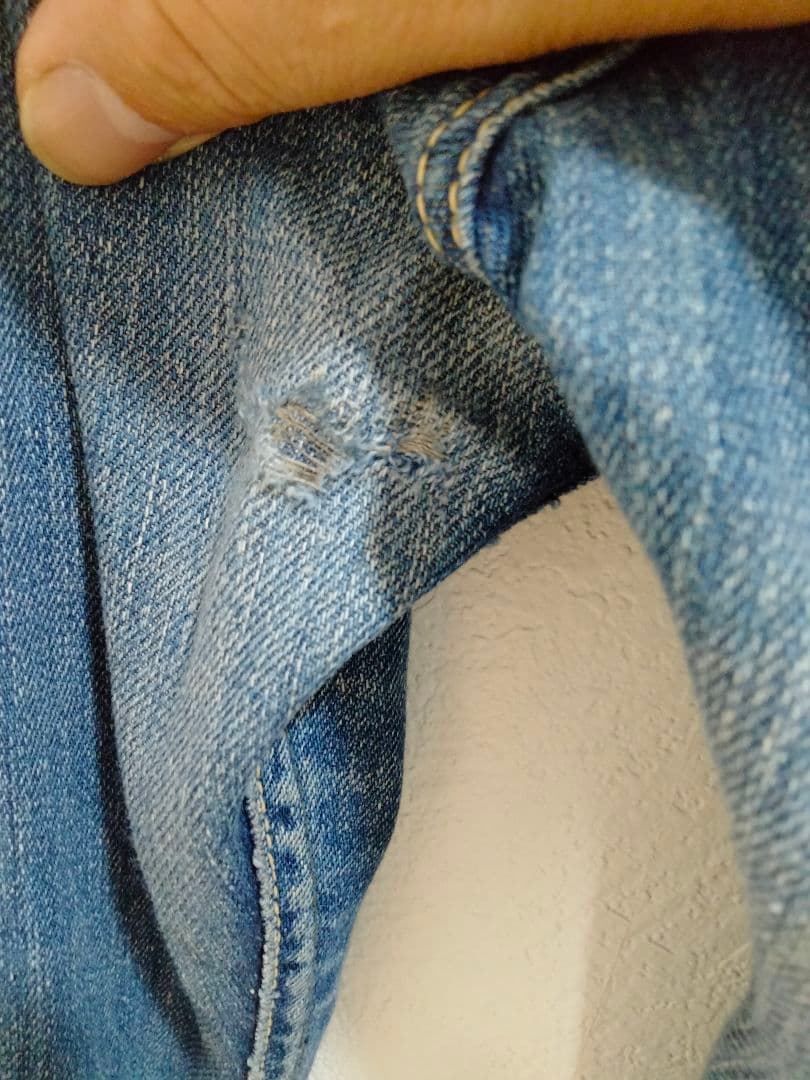 LEE 341Z センター赤タグ 50s 片耳 色濃い目 革パッチ ライトオンス