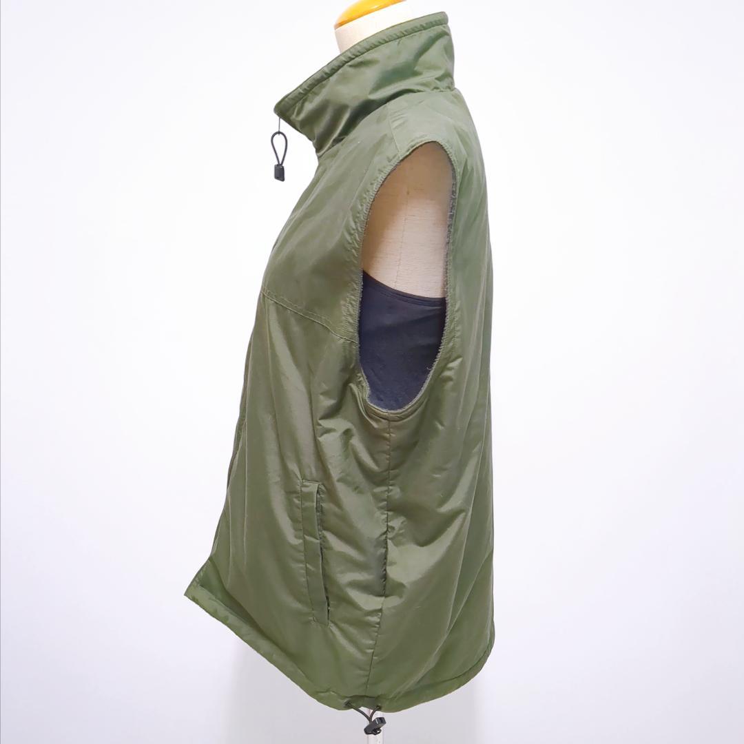 オールドUNIQLO リバーシブルベスト メンズL カーキ フリース - メルカリ