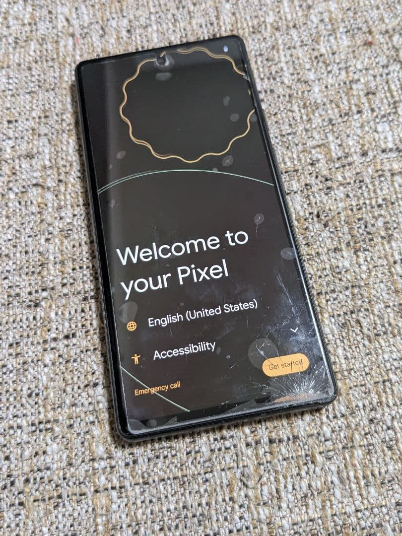 Google Pixel6a　128GB 画面割れジャンク　チャコール Pixel 6a の画面修理のレポート｜データそのまま！ | スマホ修理なら