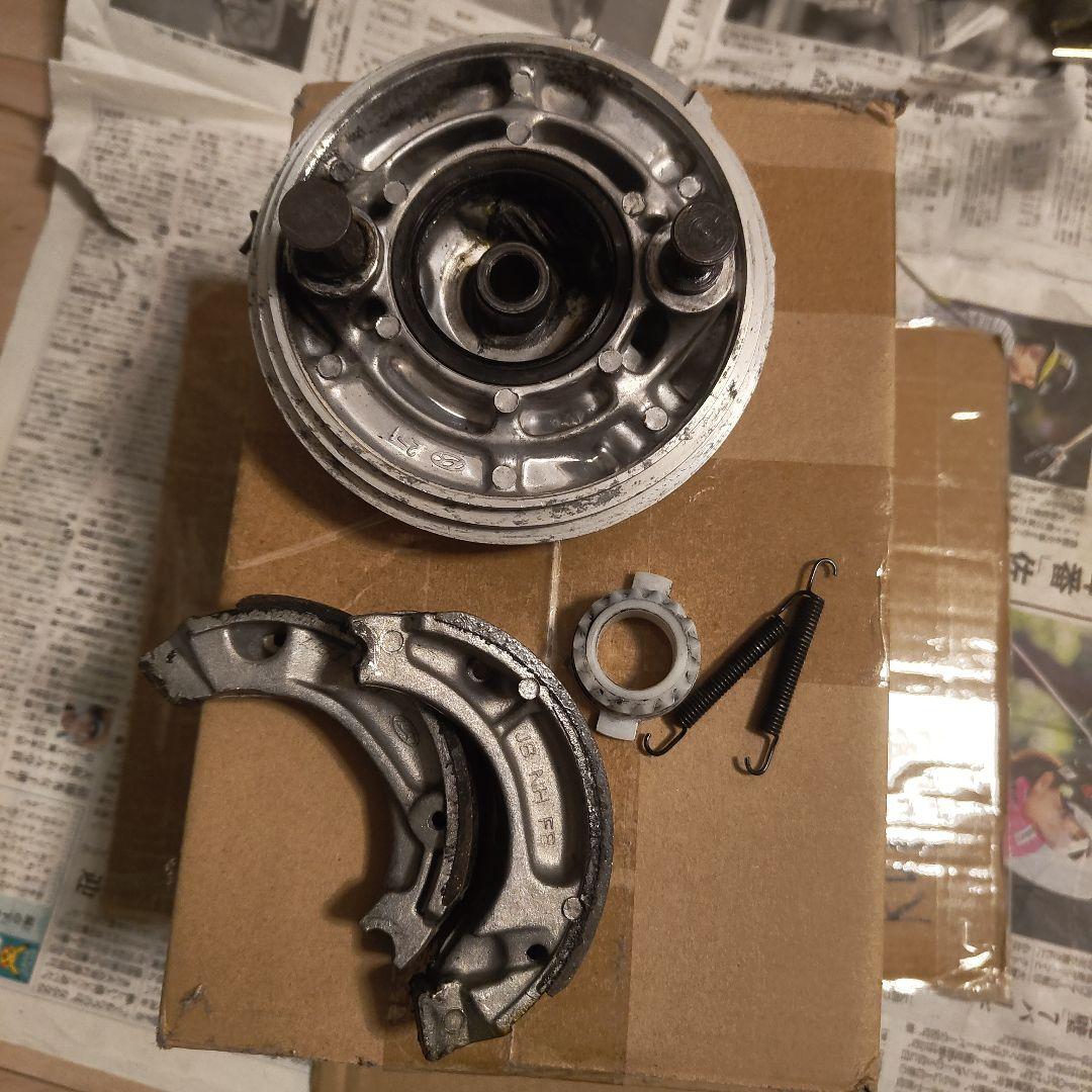 スーパーカブ110プロ ja10 フロントブレーキパネル - メルカリ