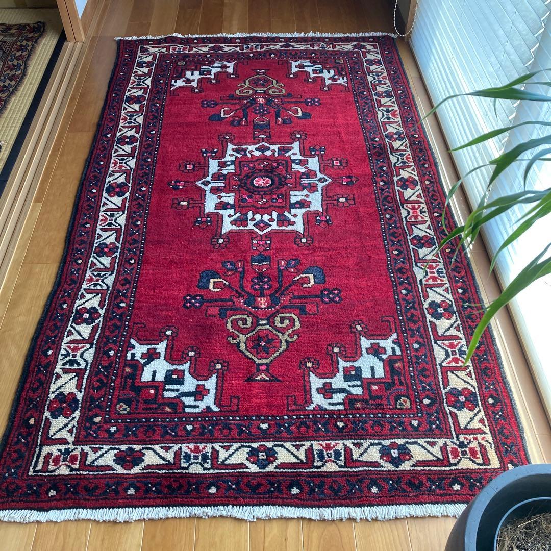 ★ naochin1102★ トライバルラグ　セミアンティーク トライバルラグ タイマニ バルーチ ヴィンテージラグ プリミティブ