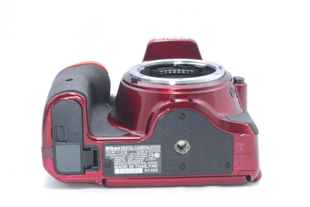 画像転送可能✨Nikon D5500 レッド 一眼レフ 初心者 スタート - メルカリ