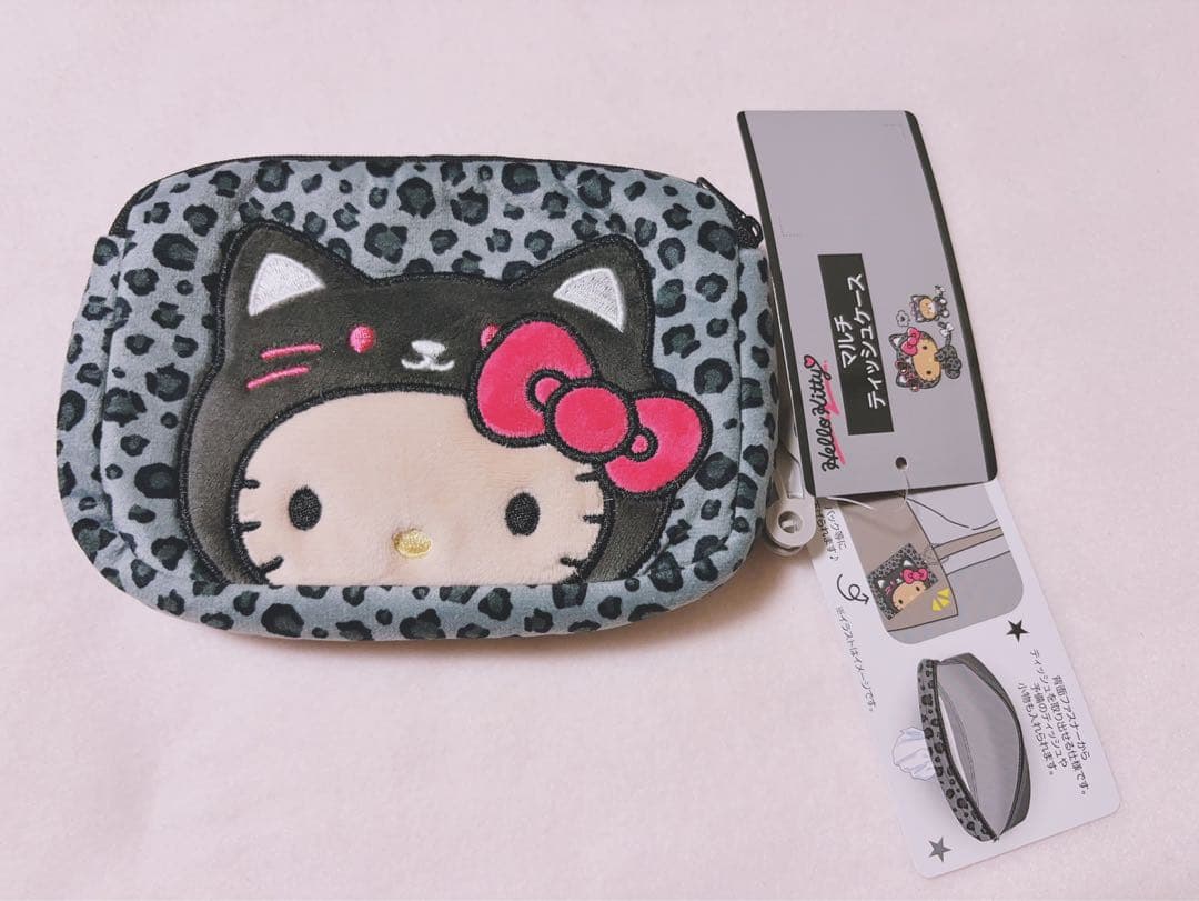 キティちゃん 日焼けキティ マルチティッシュケース 豹柄 - メルカリ