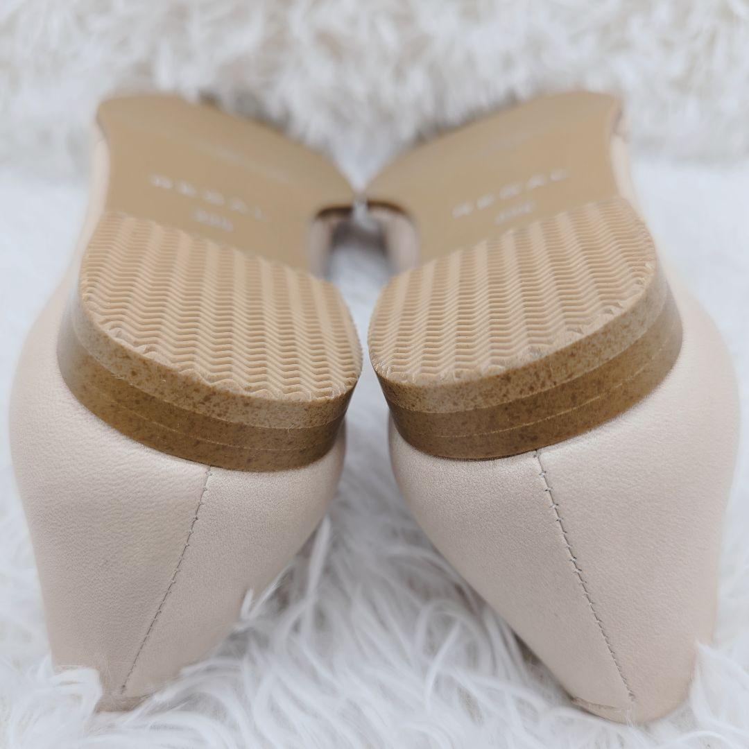 ✨未使用品✨REGAL リーガル 本革 フラットパンプス 22.5cm ベージュ