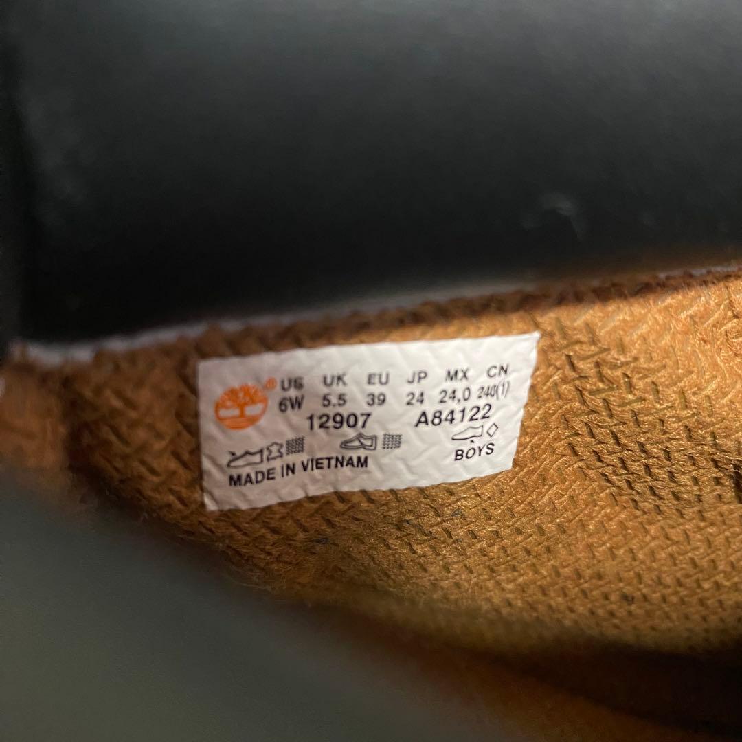 ✨極美品✨Timberlandティンバーランド 12907 A1925 黒 24 - メルカリ