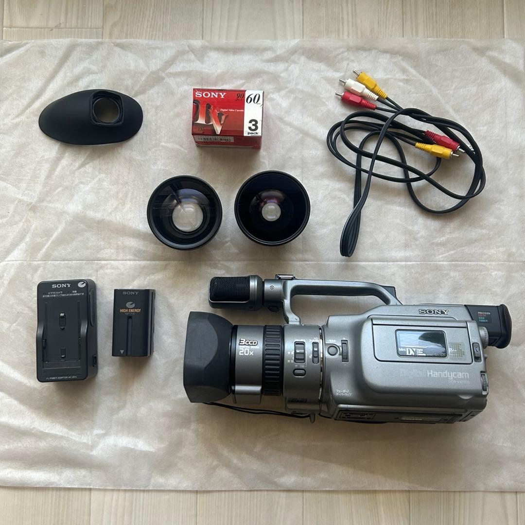 vx1000 ビデオカメラ 動作確認済み 完動品 魚眼レンズ vx1000 ビデオカメラ 動作確認済み 完動品 魚眼レンズ - メルカリ