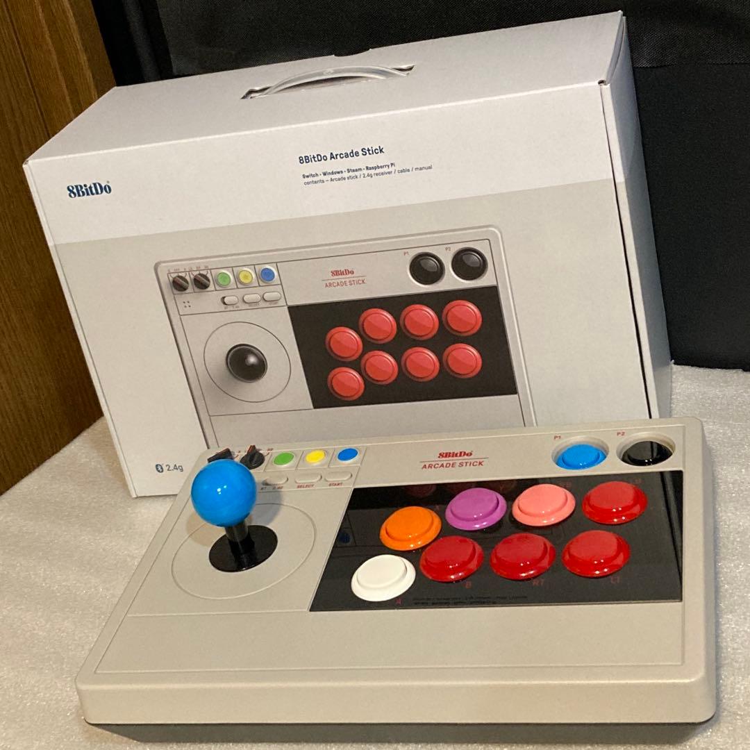 三和カスタム 8BitDo Arcade Stick アーケードスティック 8Bitdo アーケードスティック for Switch & Windows レビュー | 無線で
