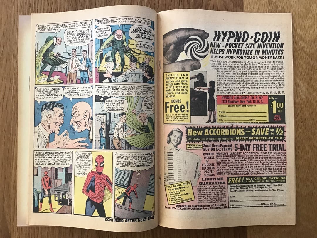アメージングスパイダーマン #7 アメコミリーフ 1963年出版 - メルカリ