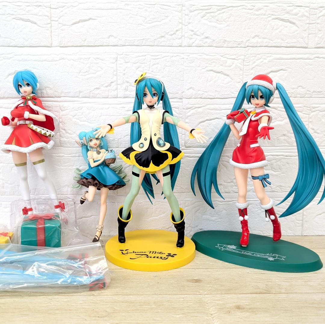 初音ミク フィギュアセット 4体 まとめ売り 現状品 クリスマス