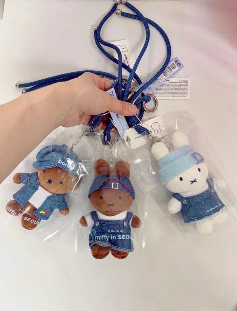 韓国ソウル限定】ミッフィーデニムエディション 3体セット（新品未開封